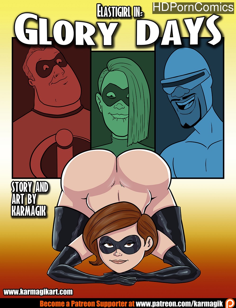 996px x 1300px - Elastigirl In Glory Days comic porn - HD Porn Comics