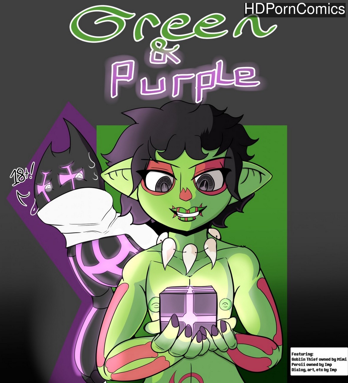Green Sex Toons - Green & Purple comic porn - HD Porn Comics