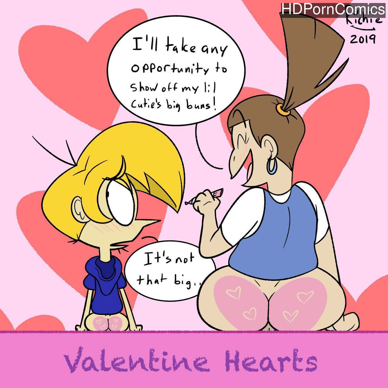 Valentines toons hard porn
