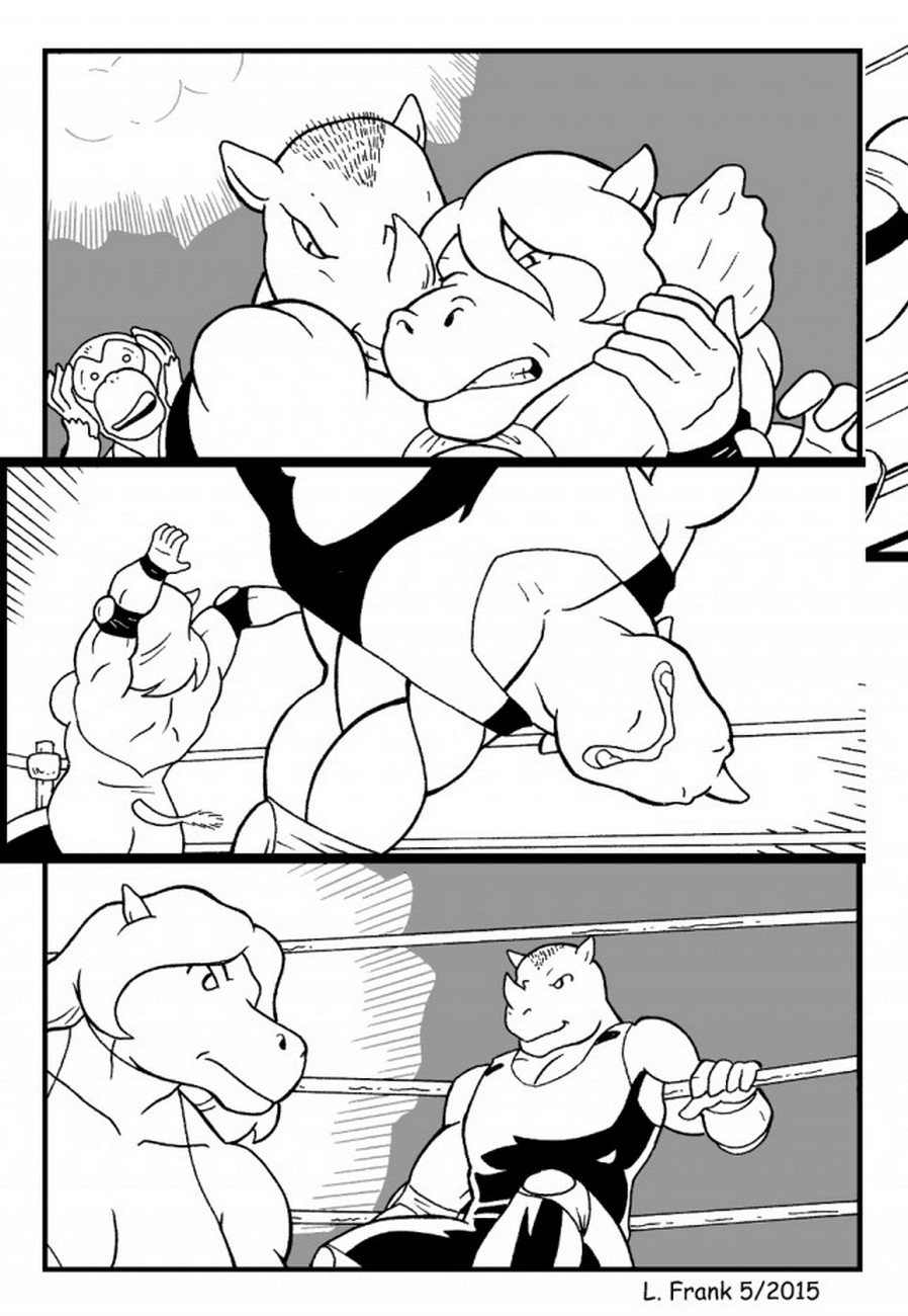 Hippo VS Rhino comic porn - HD Porn Comics