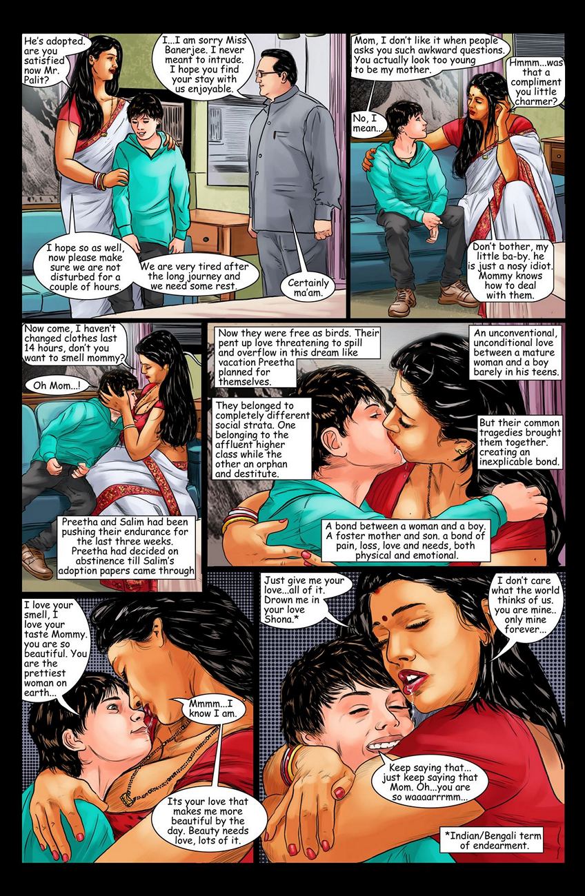 Indian mom and son porn comics