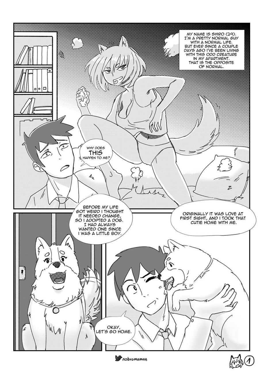 Animal Human Porn Comics - Life With A Dog Girl 1 comic porn - HD Porn Comics