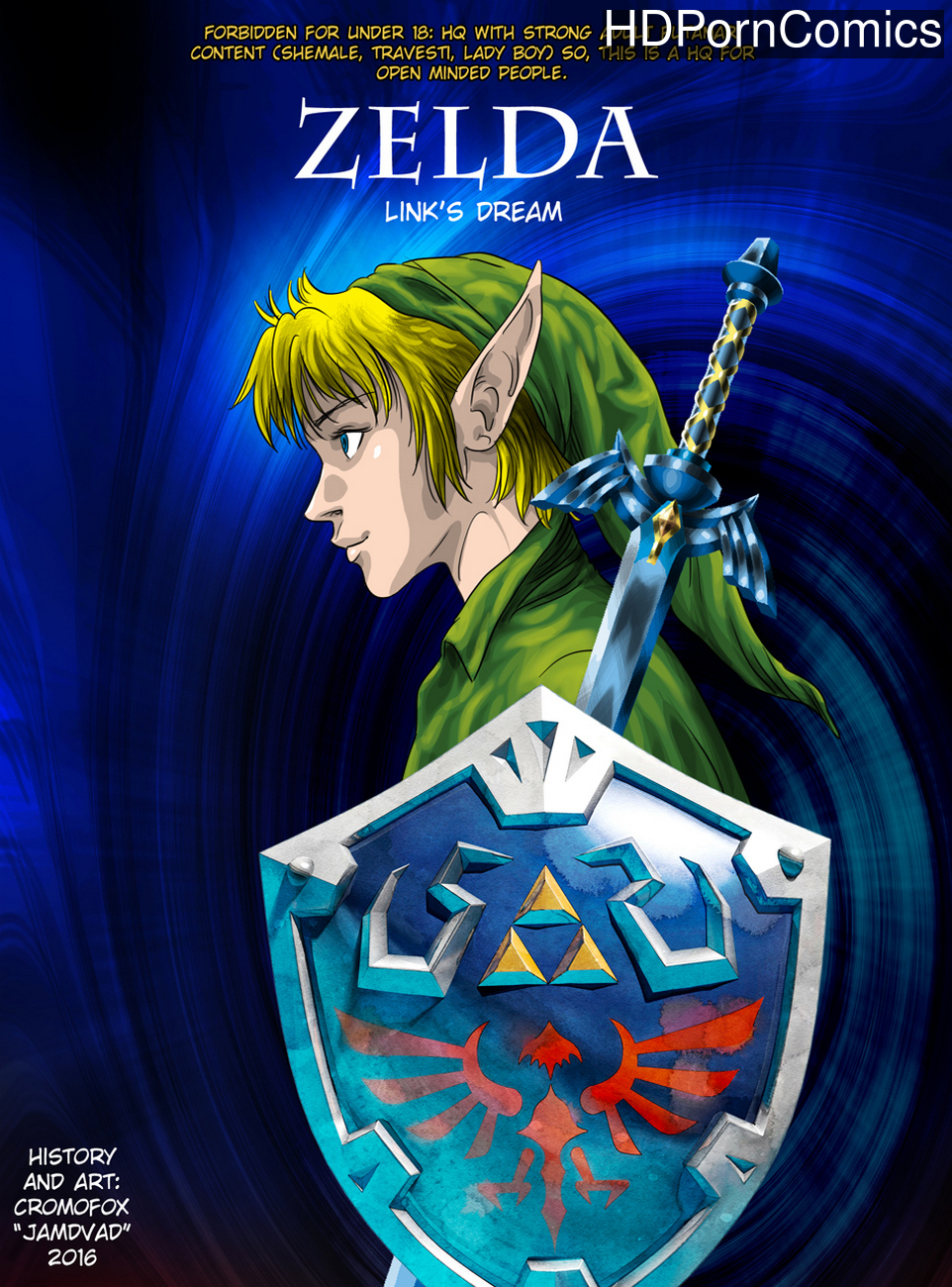 Shemale Zelda Link - Link's Dream comic porn | HD Porn Comics