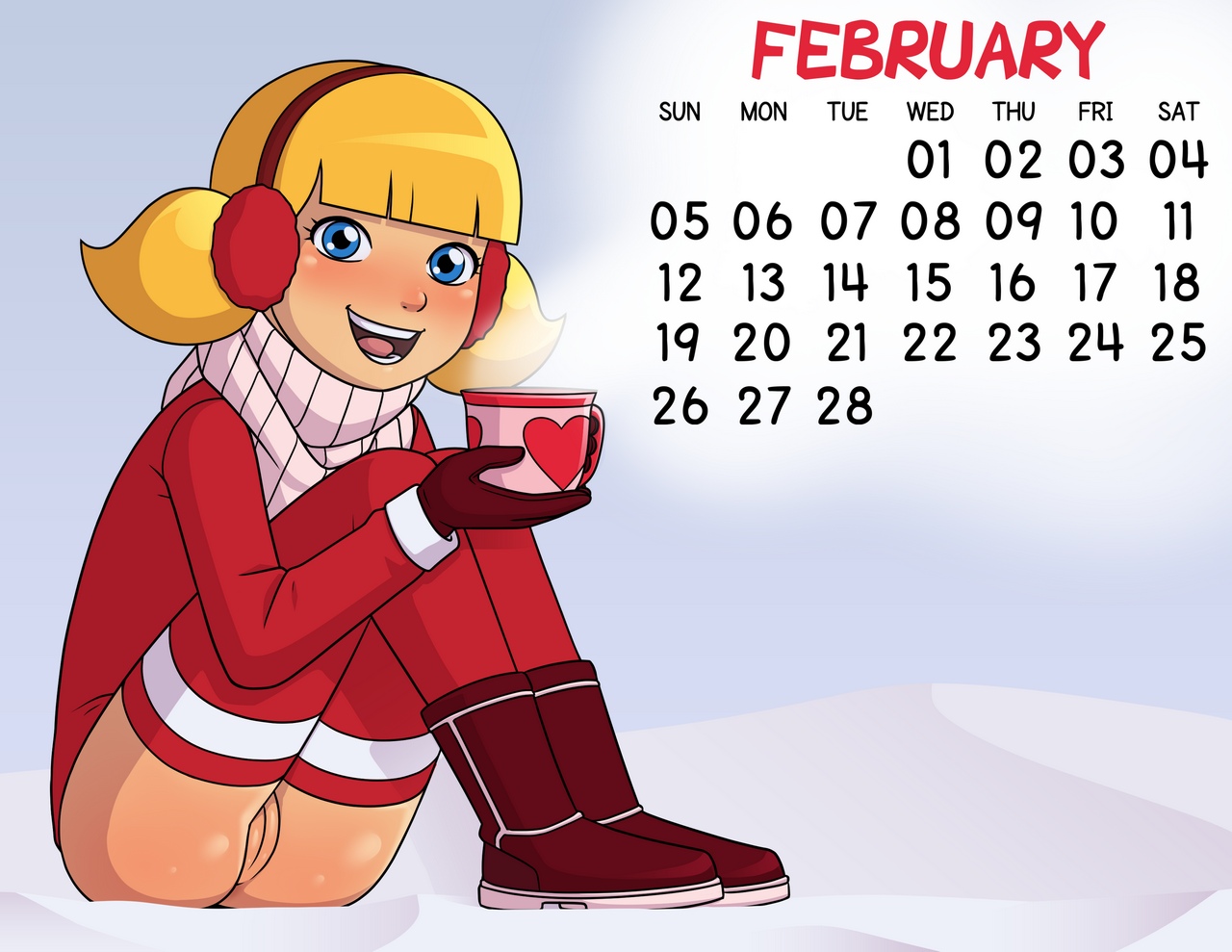 Shemale Cartoon Calendar - Porn Comics - Loli Club Calendar 2017 - Adult Comix Free