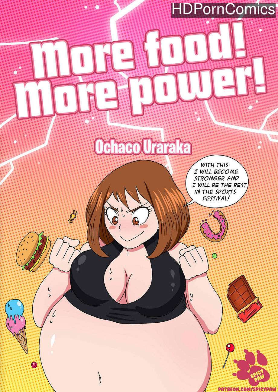 Food Cartoon Nudes - More Food! More Power! 1 - Ochaco Urakara comic porn â€“ HD Porn Comics