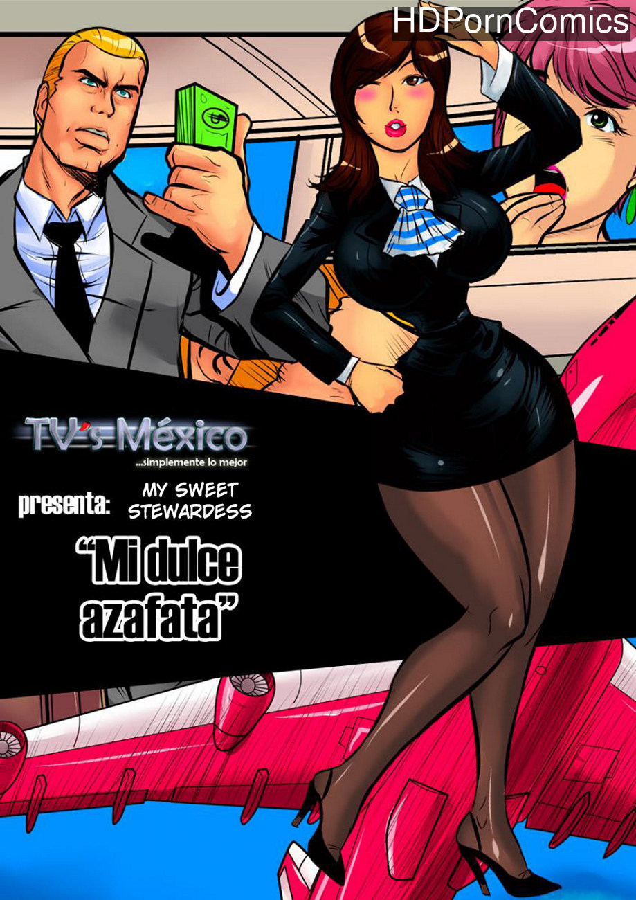 Trap flight attendant porn comic