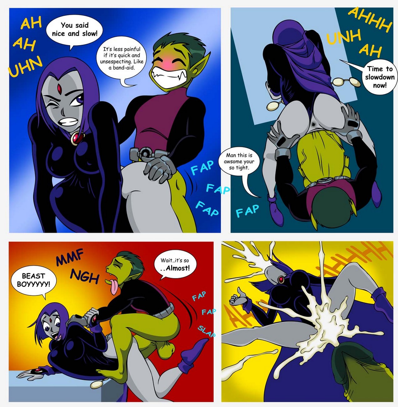 Beast Boy And Raven Porn Comics