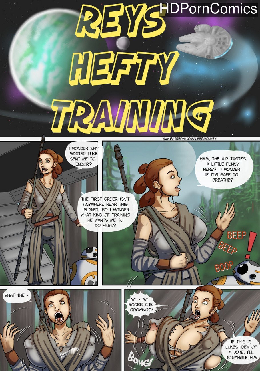 Rey's Hefty Training comic porn â€“ HD Porn Comics