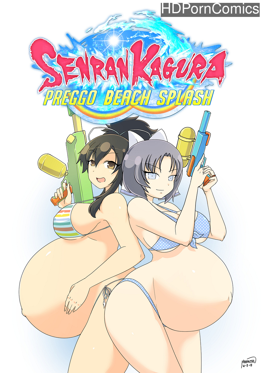 Cartoon Preggo Naked - Senran Kagura - Preggo Beach Splash comic porn - HD Porn Comics