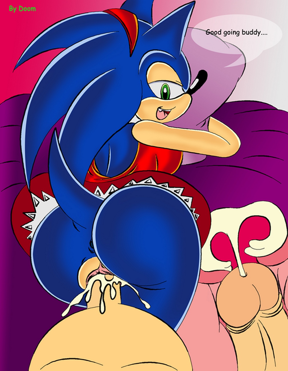 Sonic Shemale Porn Comic - Sonic The Busty Hedgehog comic porn - HD Porn Comics