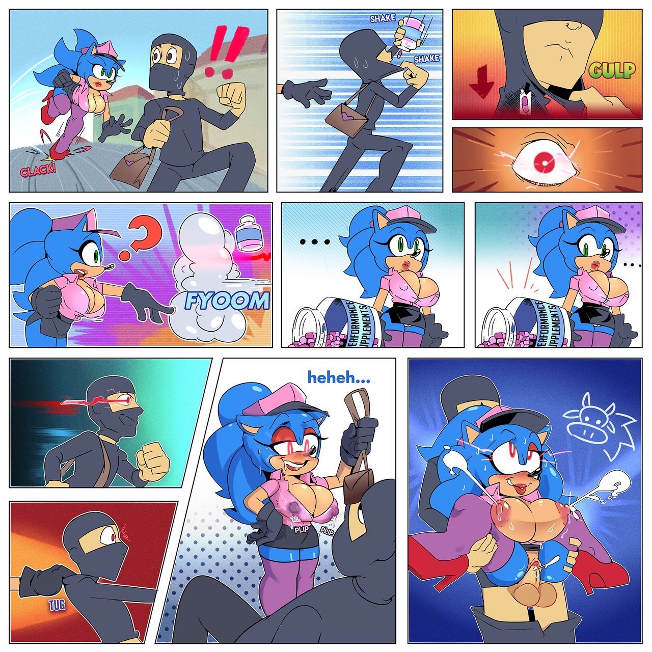 Sonic Whore Porn - The Dick-Filled Adventures Of Sonic Whore Cop comic porn | HD Porn Comics