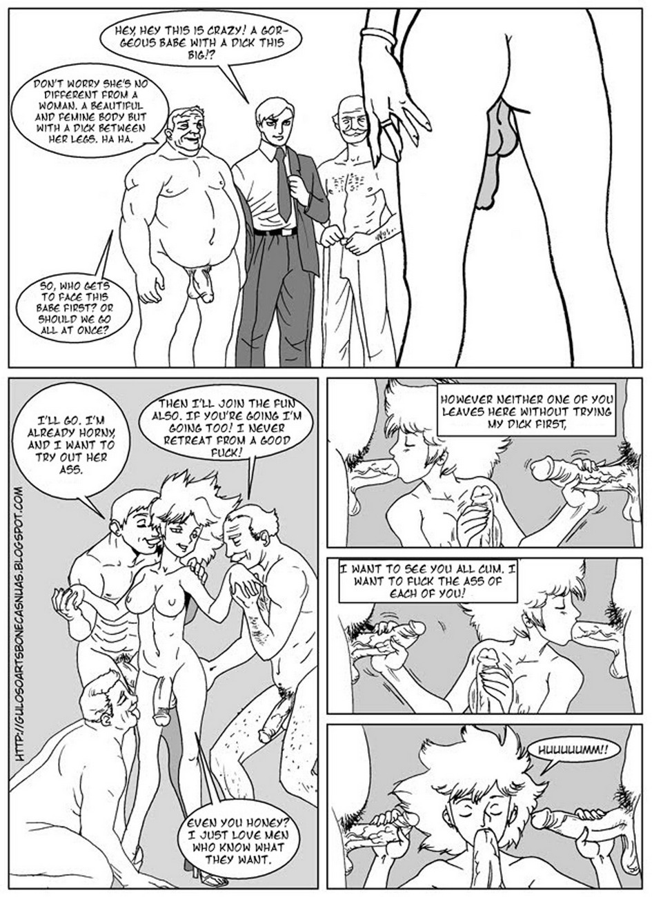 Three Men And A Doll comic porn image