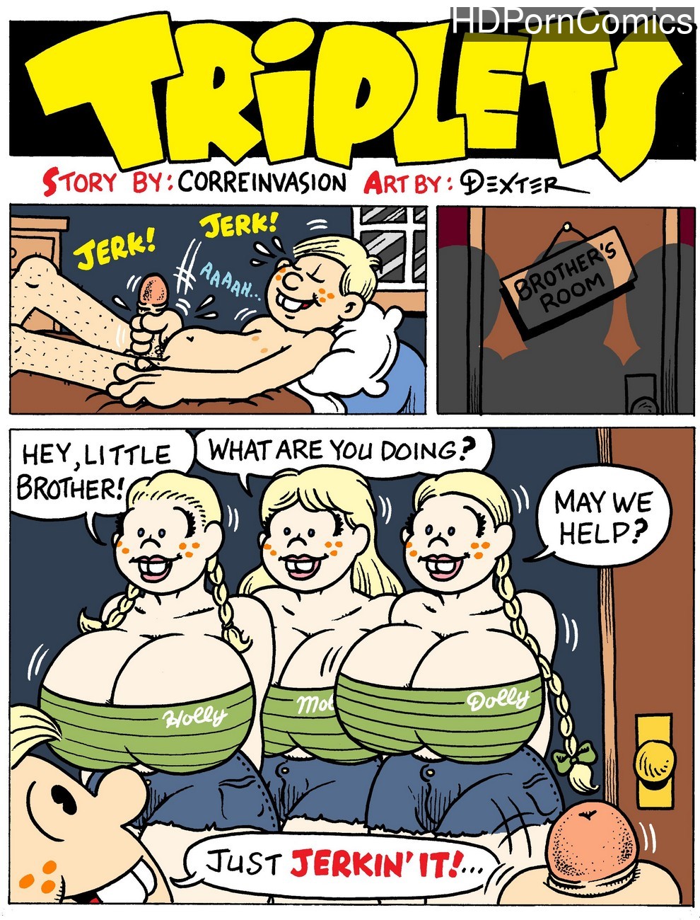 Triplets comic porn | HD Porn Comics