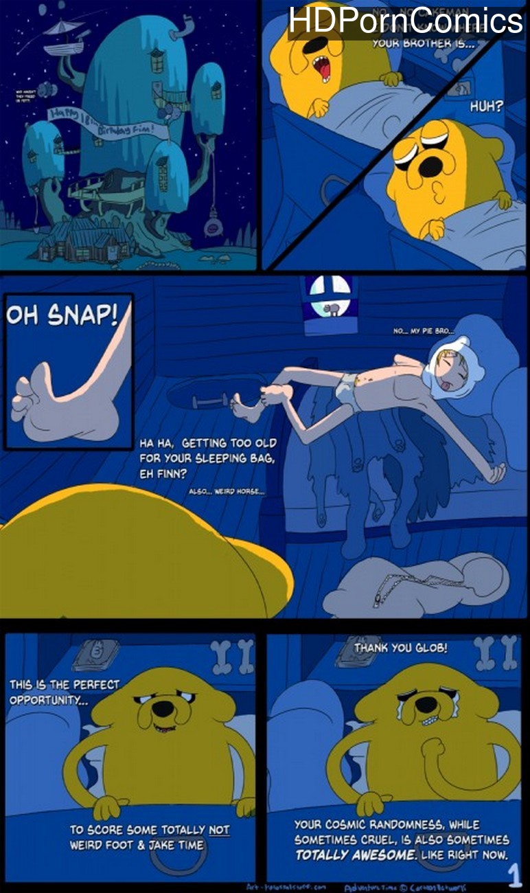 Adventure Time Gay Blowjob - Weird Foot And Jake Time comic porn - HD Porn Comics